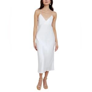 Park & Fifth White Midi Dress